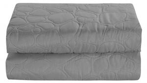 Sivi prekrivač za krevet sa uzorkom STONE 200x220 cm