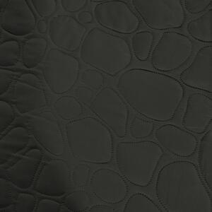 Tamno sivi prekrivač za krevet sa uzorkom STONE Dimenzije: 220 x 240 cm