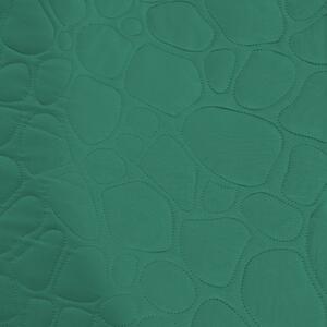 Zeleni prekrivač za krevet sa uzorkom STONE Dimenzije: 200 x 220 cm