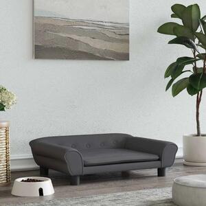 Krevet za pse tamnosivi 70 x 48 x 22 cm baršunasti - Tamno siva 70 x 48 x 22 cm Tamno siva 70 x 48 x 22 cm