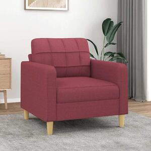Fotelja crvena boja vina 60 cm od tkanine - boja crnog vina 60 cm Boja crnog vina 60 cm