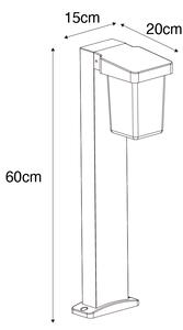 Moderna stojeća vanjska svjetiljka crna 60 cm IP54 - Chimay