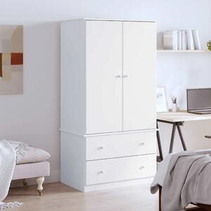 Ormar ALTA bijeli 90 x 55 x 170 cm od masivne borovine - Bijela 1 1 Bijela