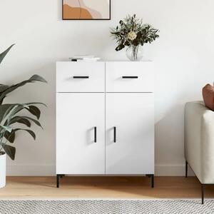 Komoda sjajna bijela 69 5x34x90 cm od konstruiranog drva - Visoko sjajno bijela 1 Visoko sjajno bijela