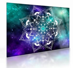 Staklena slika apstrakcije (70x50 cm)