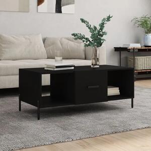 Stolić za kavu crni 102 x 50 x 40 cm od konstruiranog drva - Crna 1 Crna