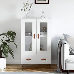 Visoka komoda bijela 69 5 x 31 x 115 cm od konstruiranog drva - Bijela 1 Bijela