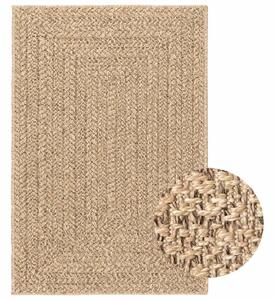 Tepih ZIZUR 120 x 170 cm s izgledom jute unutarnji i vanjski - Smeđa 120 x 170 cm Pravokutno Smeđa