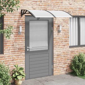 Nadstrešnica za vrata crna i prozirna 150 x 75 cm polikarbonat - Crna i prozirna 150 x 75 cm 1 sa 6 ploča