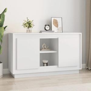 Komoda bijela 102 x 35 x 60 cm od konstruiranog drva - Bijela 1 Bijela
