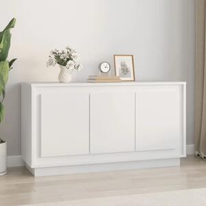 Komoda bijela 102 x 35 x 55 cm od konstruiranog drva - Bijela 1 Bijela
