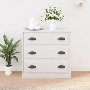 Komoda bijela 70 x 35 5 x 67 5 cm od konstruiranog drva - Bijela 1 Bijela