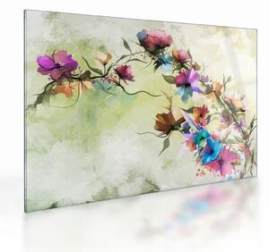 Staklena slika - Staklena slika biljke puzavice (70x50 cm)
