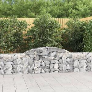 Lučne gabionske košare 6 kom 300x30x60/80 cm pocinčano željezo - 300 x 30 x 60/80 cm 6 300 x 30 x 60/80 cm 6