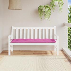 Jastuk za vrtnu klupu ružičasti 150 x 50 x 7 cm tkanina Oxford - Ružičasta 150 x 50 x 7 cm 1 Ružičasta