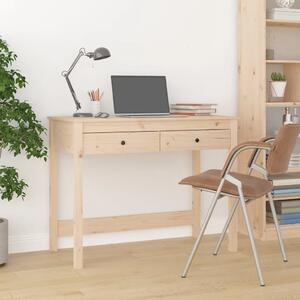 Radni stol s ladicama 100 x 50 x 78 cm od masivne borovine - Prirodna Prirodna