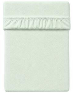 Flis napeta plahta MOLTON svjetlo mentol 180 x 200 cm