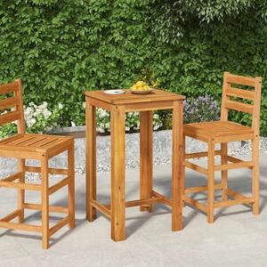 Vrtni barski stol 60 x 60 x 105 cm od masivnog bagremovog drva - 60 x 60 x 105 cm 1 60 x 60 x 105 cm