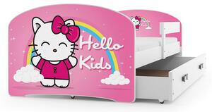 Dječji krevet sa ladicom + madrac - LUKI - HELLO KIDS - 160x80 ODMAH DOSTUPNO!