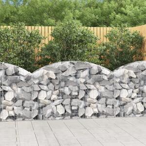 Gabion - Gabion ograde - Gabionska košara s lukom 150 x 30 x 80/100 cm pocinčano željezo - 150 x 30 x 80/100 cm 1 150 x 30 x 80/