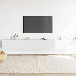 3-dijelni set TV ormarića bijeli od konstruiranog drva - Bijela 3 80 cm Bijela