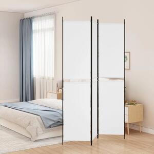 Paravan - Sobna pregrada s 3 panela bijela 150 x 220 cm od tkanine - Bijela 150 x 220 cm 1 1