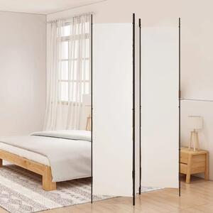 Paravan - Sobna pregrada s 3 panela bijela 150 x 220 cm od tkanine - Bijela 150 x 220 cm 1 1