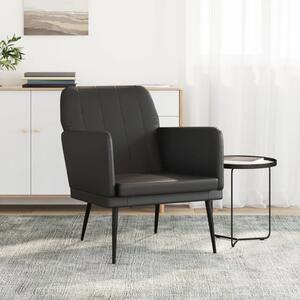 Fotelja crna 61 x 78 x 80 cm od umjetne kože - Crna 1 Crna