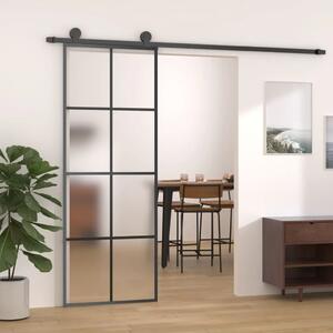 Klizna vrata s priborom 76 x 205 cm od ESG stakla i aluminija - 76 x 205 cm 1 Mreže 4 x 2 76 x 205 cm