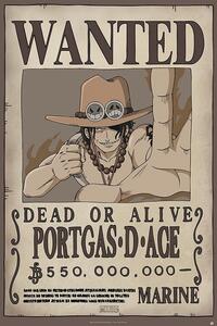 Poster One Piece - Wanted Ace, (61 x 91.5 cm)