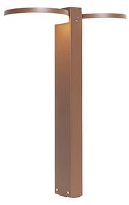 Samostojeća vanjska svjetiljka hrđavo smeđa 50 cm uklj. LED 2 svjetla IP44 - Esmee