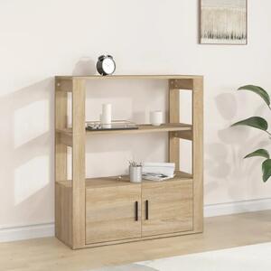 Komoda boja hrasta sonome 80x30x90 cm konstruirano drvo - sonoma hrast 1 Sonoma hrast