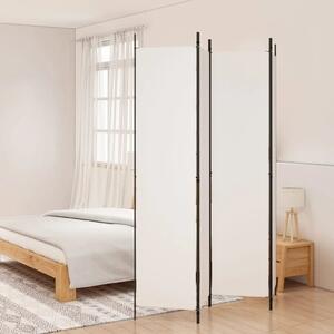 Paravan - Sobna pregrada s 4 panela bijela 200 x 220 cm od tkanine - Bijela 200 x 220 cm 1 1