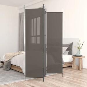 Paravan - Sobna pregrada s 3 panela antracit 150 x 200 cm od tkanine - Antracit 150 x 200 cm 1 1