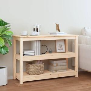 Konzolni stol 110 x 40 x 74 cm od masivne borovine - Prirodna 1 110 cm Prirodna