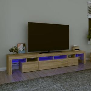 TV ormarić s LED svjetlima boja hrasta sonome 230x36 5x40 cm - sonoma hrast 2 230 cm Sonoma hrast
