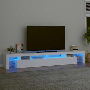 TV ormarić s LED svjetlima bijeli 260 x 36 5 x 40 cm - Bijela 2 260 cm Bijela