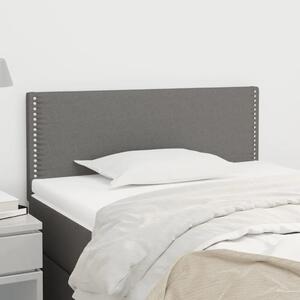 Uzglavlje tamnosivo 90x5x78/88 cm od tkanine - Tamno siva 90 cm 1 Nisko