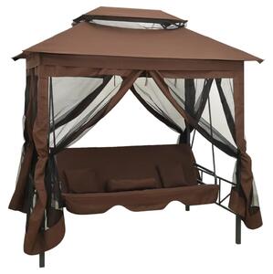 Gazebo konvertibilna ljuljačka boja kave - Boja kafe 1 Boja kafe