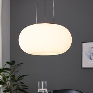 EGLO Moderna viseća svjetiljka Optica 35 cm, prigušiva, Bijela, Dnevni boravak/blagovaonica, Staklo
