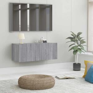 TV ormarić boja hrasta sonome 80x30x30 cm konstruirano drvo - Sivi hrast sonoma 1 Sivi hrast sonoma 1