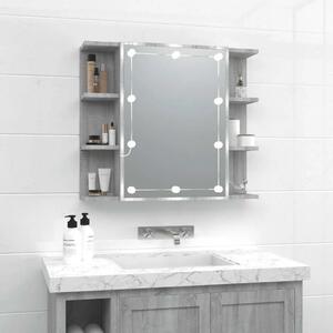 Ormarić s ogledalom LED boja hrasta sonome 70 x 16 5 x 60 cm - Sivi hrast sonoma 1 Sivi hrast sonoma