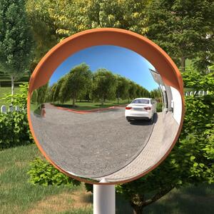 Vanjsko konveksno prometno ogledalo narančasto Ø30 cm polikarbonat - Narančasta Ø 30 cm 1 Narančasta