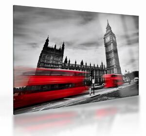 Staklena slika - Londonski Houses of Parliament (70x50 cm)