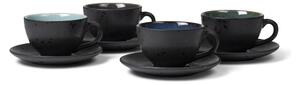 Crne/tamno plave keramičke šalice u setu 4 kom 240 ml Gastro Black/Mix – Bitz