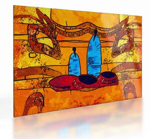 Staklena slika - Antičko slikarstvo (70x50 cm)