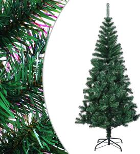 Umjetno božićno drvce s obojenim vrhovima zeleno 180 cm PVC - Zelena 180 x 90 cm 1 1