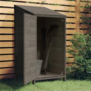 Vrtna kućica - Vrtno spremište antracit 55 x 52 x 112 cm od masivne jelovine - Antracit 55 x 52 x 112 cm 1 Antracit