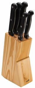 Set noževa SOLA KNIFE u drvenom bloku, 6 kom