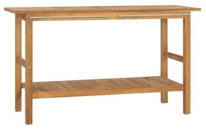 Kupaonski ormarić od masivne tikovine 132 x 45 x 75 cm - 132 x 45 x 75 cm 1 bez košare 132 x 45 x 75 cm